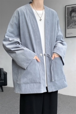 现货KS10075-特P40控78夏季衬衫男复古新中式大码外套，男装衬衫，电商A059