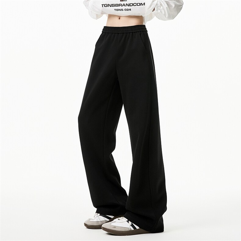 现货！2025春装韩版休闲百搭男士长裤学生情侣港风裤子男运动裤，男装休闲裤，星座715-1