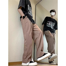 休闲裤男韩版潮流高街帅气2023春夏季新款ins宽松阔腿裤K3533-P30，男装休闲裤，星座412