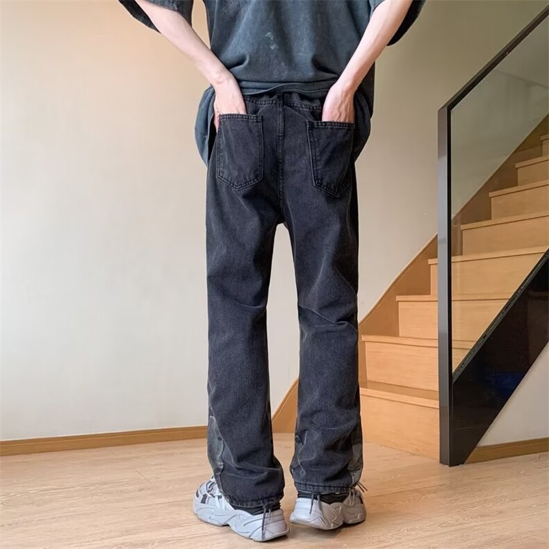 百搭时尚潮牌潮流慵懒长裤青春流行夏季新款男休闲裤文艺潮,男装休闲裤,星座716-4