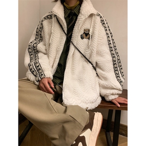 2025新款贴标羊羔绒加绒加厚保暖棉衣A316-1-1-Y74p118控158图片