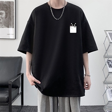 麂皮绒短袖t恤男大码半袖男JD82397-P25，男装T恤，电商A040