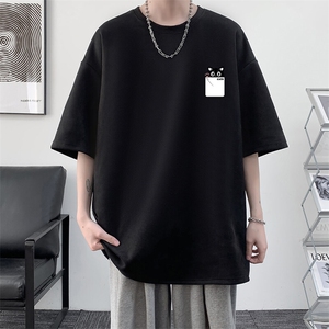 麂皮绒短袖t恤男大码半袖男  JD82397-P25图片