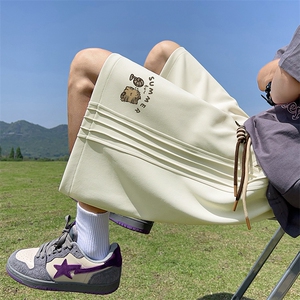 25年直播抖音得物品质运动男中裤五分休闲短裤K312P30控48图片