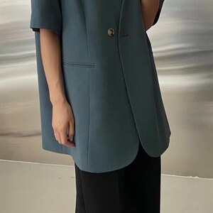 中长款西服外套,其它,POHIO葆伊