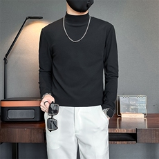 高质量抖音直播长袖T恤男店主风社会小伙打底衫301C-CT01-P48控68，男装T恤，星座301C（原B323）