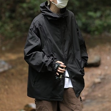 美式机能工装外套男款春秋季潮牌宽松冲锋衣CF012P65，男装夹克，星座1116-2