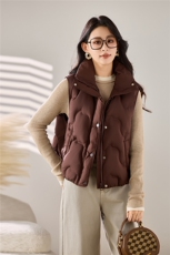 2025冬装新款立领羽绒马甲，女装羽绒服，梦芯尔