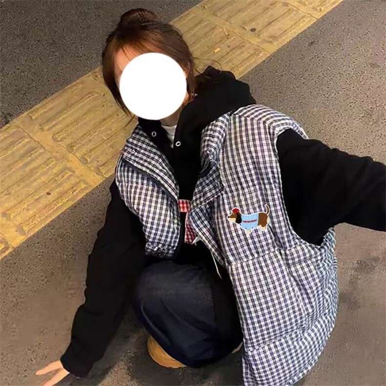 1506-1/MJ11121/P53秋冬2025年新款宽松立领棉服夹棉外套图片