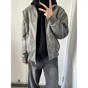 美式复古扎染飞行夹克外套JK0106-P88图片
