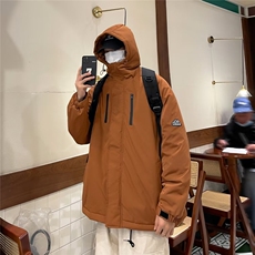美式工装机能风冲锋衣夹克男款冬季潮牌连帽潮流F928-P83，男装夹克，星座1109-3