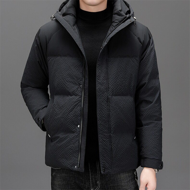 BZC2391钱塘2020-2时尚休闲简约冬季厚款中年男士羽绒服P240,男装羽绒服,钱塘207-2