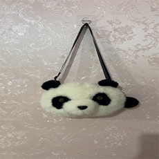 杨博毛绒玩具厂 熊猫头包