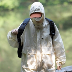 2025复古简约纯色立领休闲防晒衣男女夏季户外防晒衣JK122，男装夹克，星座1108