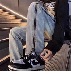 青春流行ins男直筒水洗牛仔裤D223P45，男装牛仔裤，星座1116-2