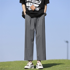 夏季薄款速干休闲裤男士百搭裤子垂感直筒宽松痞帅-6013-特批-31，男装休闲裤，星座718-1