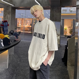 2025夏季新款立体印花麂皮绒短袖宽松 M~5XL XZ604-DK300-P45控58图片