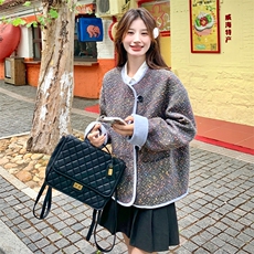 竞品毛呢外套，女装毛呢外套，2C056