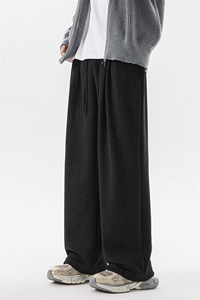 8XL-M特大码工装裤男纯色宽松裤卫裤休闲基础款K995P65图片