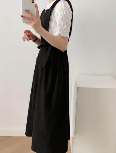 气质显瘦背带裙，女装，FMV