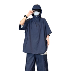 量大优供视频泡泡纱夏款连帽套装短袖短裤男XH74TZ-特P60，男装牛仔裤，电商B367