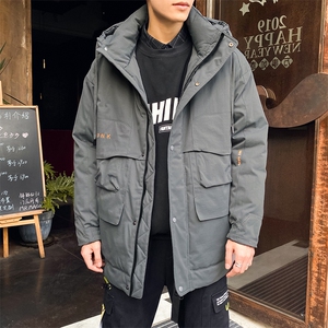 冬季保暖中长款棉衣男 加厚棉服棉袄外套DS619T图片