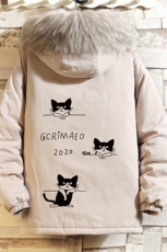 MM48095-P130冬季大毛领棉衣男士大码加厚棉袄男棉服砖墙挂拍，男装棉衣，电商A040A