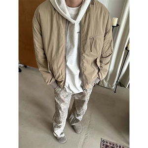 美式复古飞行服夹克男女春秋休闲短款bomber外套上衣LJK88966-P73图片