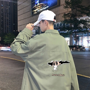 春季长袖衬衫男宽松港风衬衣男外套男CSCS289-P35图片