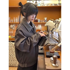 现货得物二开百搭简约经典高级休闲百搭潮夹克外套男JK1296-P78，男装夹克，星座1103-3