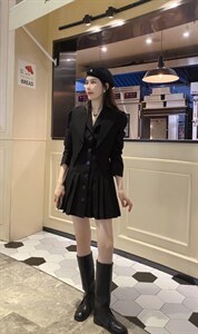 小披肩西装连衣裙,女装西装,柏多伊俪