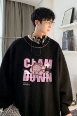 控78假两件毛衣男大码加绒针织衫男毛线衣M80318-P55加绒P70，男装针织衫/毛衣，电商A040