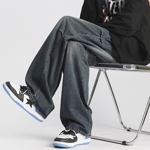秋冬季美式高街小众牛仔裤男 个性百搭休闲裤G9020/P6588图片