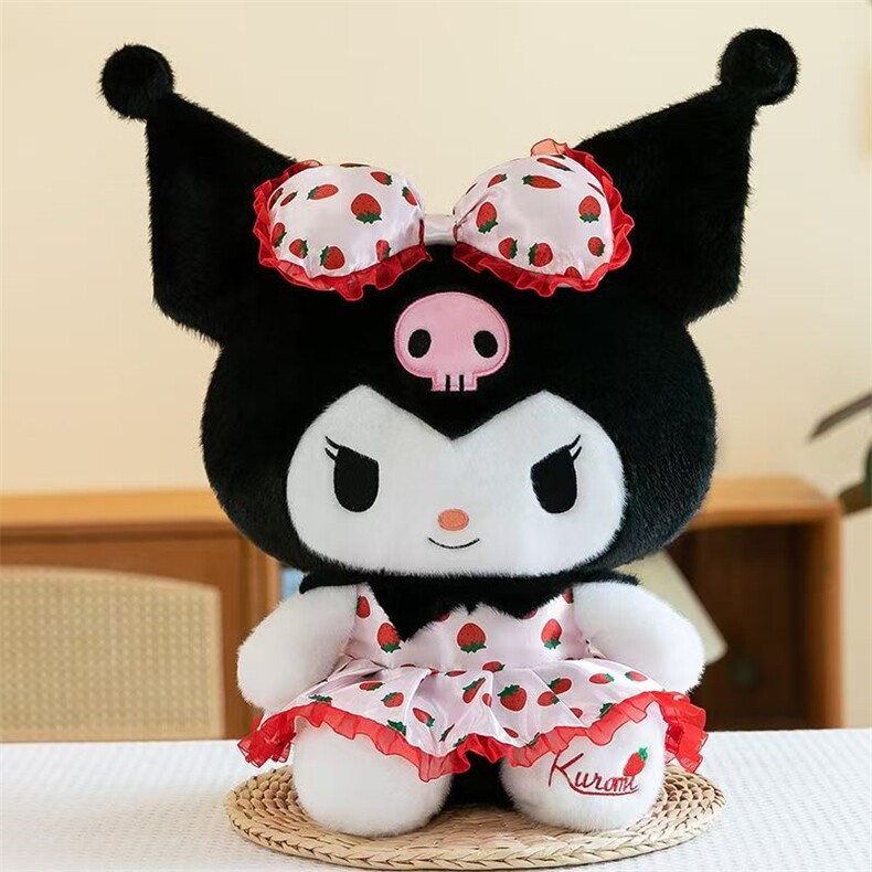 草莓库洛洛精品毛绒玩具公仔可爱毛绒女生生日礼物玩偶，佳爱毛绒玩具