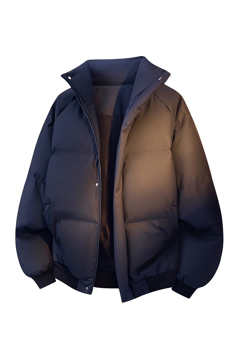 立体新款冬季羽绒立领PU皮棉服棉袄韩版宽松外套A436-2522-P80,男装棉衣,电商A436