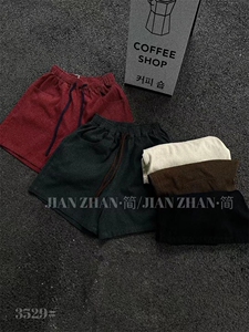 夏款新款 休闲抽绳百搭短裤图片