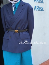 细条廓形西装，女装西装，25Ann·Studio