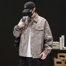 复古做旧男2025秋季新款高街潮牌时尚翻领夹克外套Q5556-P78，男装夹克，星座610（原A335）