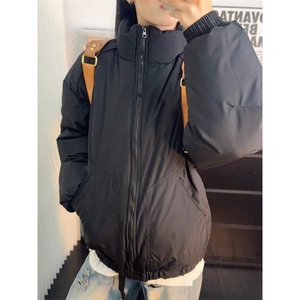 现货冬季美式休闲加厚雪山外套夹克立领纯色三防户外工装棉服图片