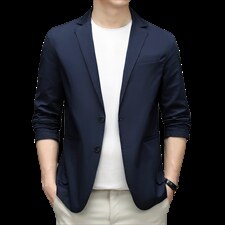 2023秋季中老年男潮流外套休闲宽松西服外套上衣MNSA219913-P200，男装西服，电商B212（原钱塘6029）