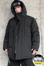 痞帅休闲短款面包服连帽立领极寒冬季保暖外套AW7051P378控428，男装羽绒服，电商A089-1