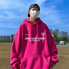 抖音得物供货可提供视频秋冬重磅美式宽松连帽卫衣DL2330，男装卫衣，电商A486