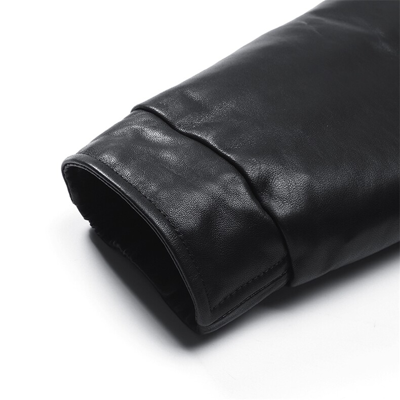 DLSN8116羽绒皮衣男头层绵羊皮白鸭绒羽绒服皮风衣P1300,男装皮衣,电商B360