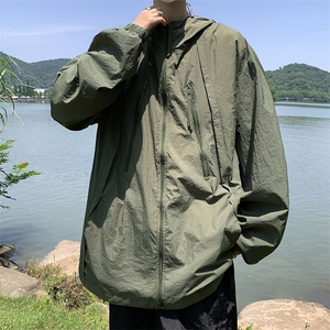 轻薄防晒衣男女款夏季潮牌透气防晒服外套宽松户外上衣 F017-P45图片