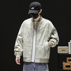 棒球服外套男士秋季2025新款拉链设计高级感宽松夹克Q5557-P68，男装夹克，星座610（原A335）