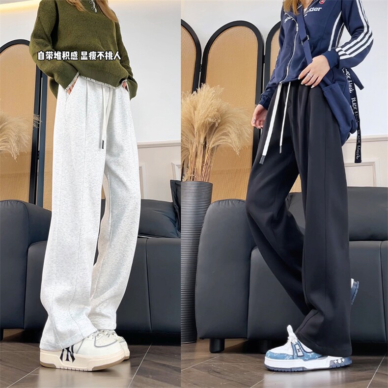 A129-K983p38直筒拼接休闲卫裤在仓现货，男装休闲裤，电商A129