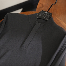 2025年秋季长袖时尚百搭通勤简约羊绒衫，男装羊绒套衫，君道羊绒