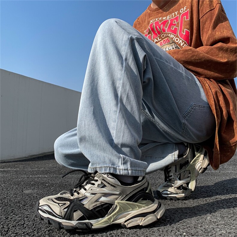 深度库存！现货3万+牛仔裤男秋季宽松休闲直筒A080-9231-P30,男装牛仔裤,电商A080