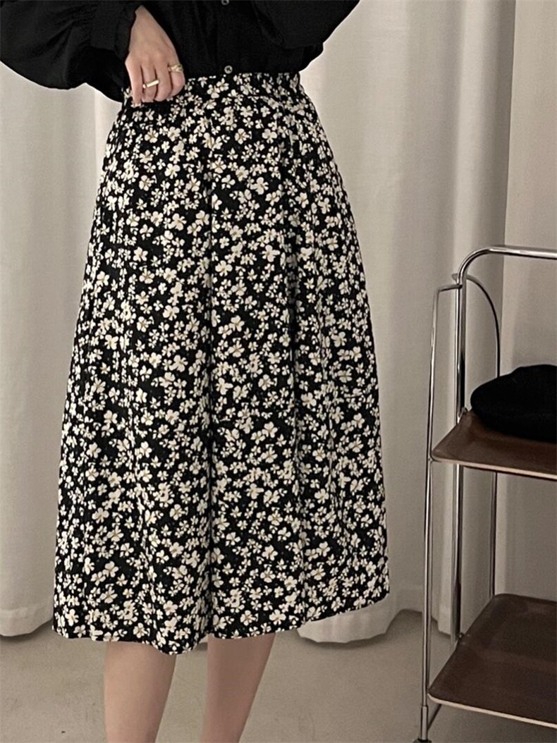 碎花半裙，女装半身裙，TVMV(3F)