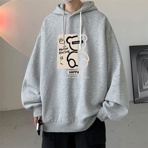 连帽卫衣男大码运动服帽衫外套WY2352-P35图片